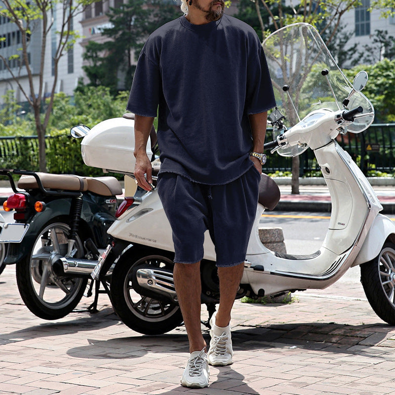 💎 SOLID COLOR SPORTS SETS! 💎 Moisture-Wicking Comfort, Loose Fit & Perfect for Gym to Street 🏃‍♂️👕