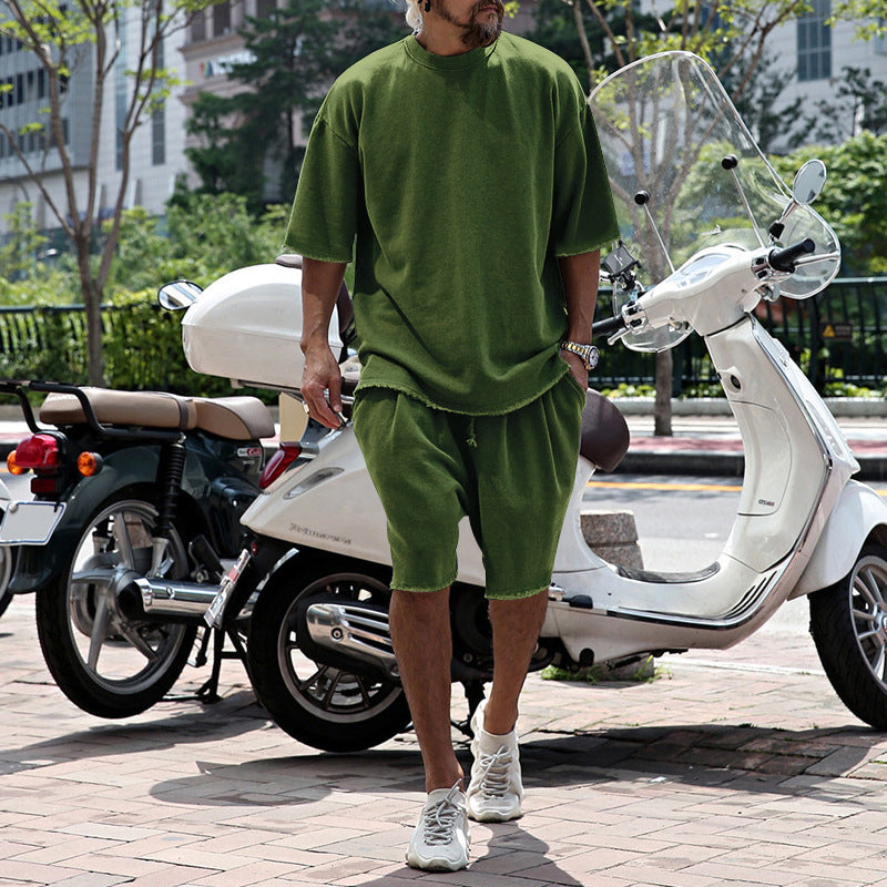 💎 SOLID COLOR SPORTS SETS! 💎 Moisture-Wicking Comfort, Loose Fit & Perfect for Gym to Street 🏃‍♂️👕