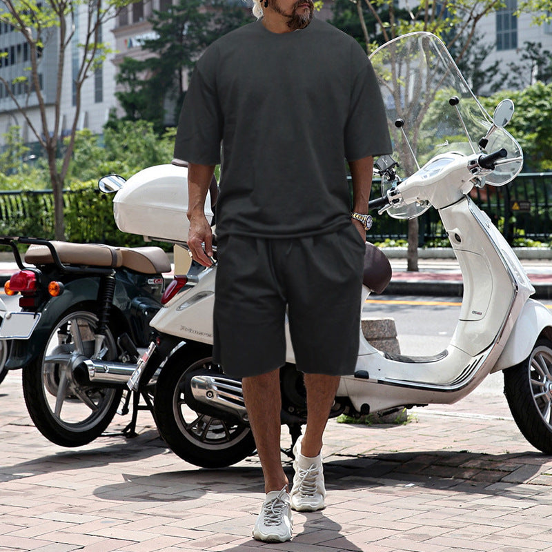 💎 SOLID COLOR SPORTS SETS! 💎 Moisture-Wicking Comfort, Loose Fit & Perfect for Gym to Street 🏃‍♂️👕