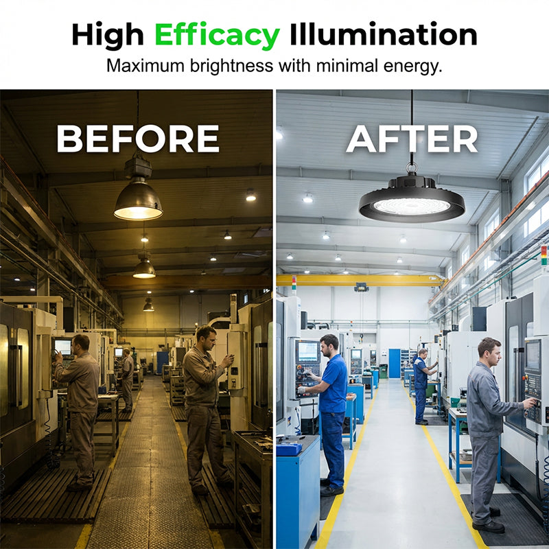 💡 UFO LED High Bay Light – 100W, 160lm/W, 220V, for Industrial, Warehouse & Large Spaces 🏭✨