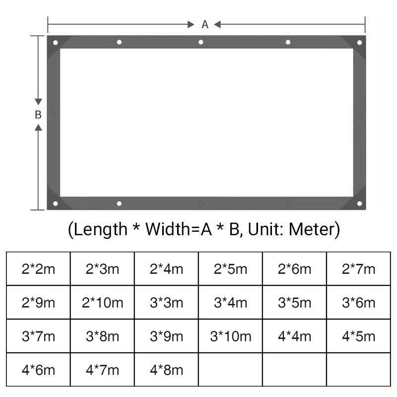 🔥Heavy-Duty Transparent Waterproof Insulated Tarp
