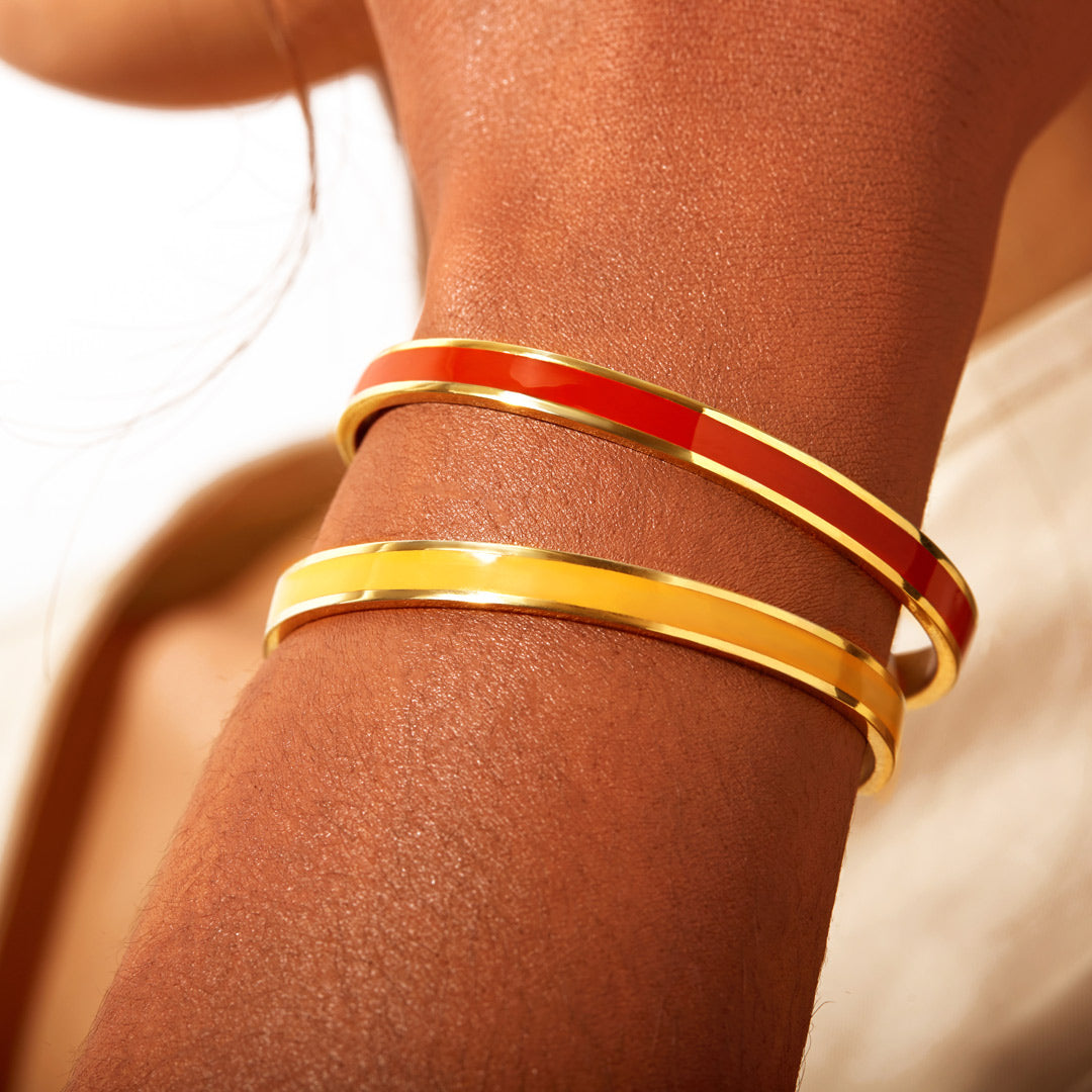 Custom Inspirational Quotes Color Bangle