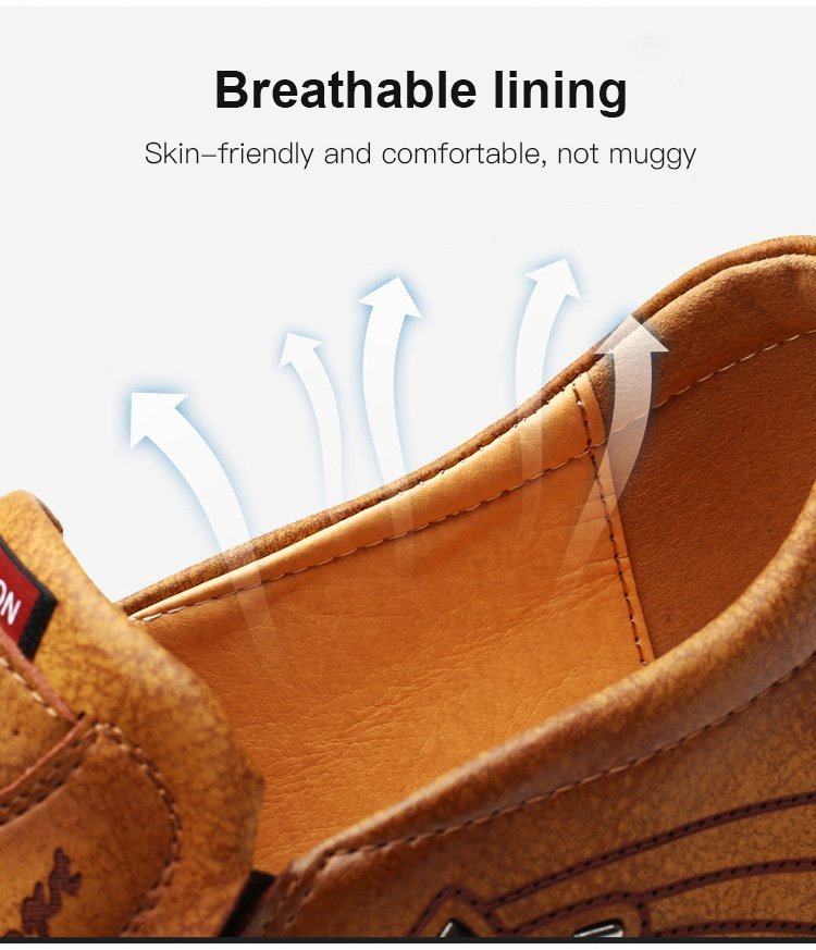 2023 spring new leather shoes non-slip business casual men's shoes