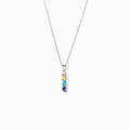 1-5 Birthstones Spiral Bar Necklace
