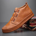 men's casual leather shoes youth trendy sneakers