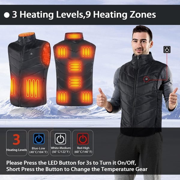 2024 New Unisex Warming Heated Vest
