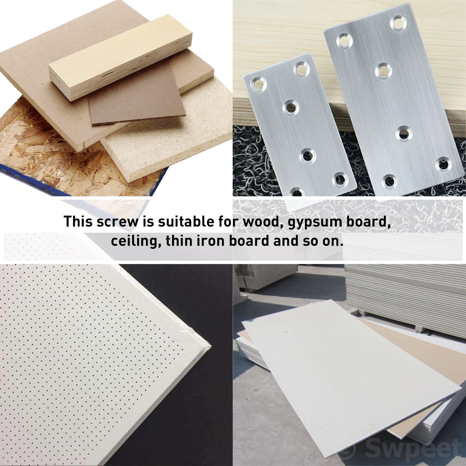 Carbon steel expansion screw petal nuts