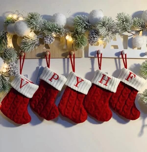 🎄Early Christmas Hot Sale -Christmas Letter Gift Socks