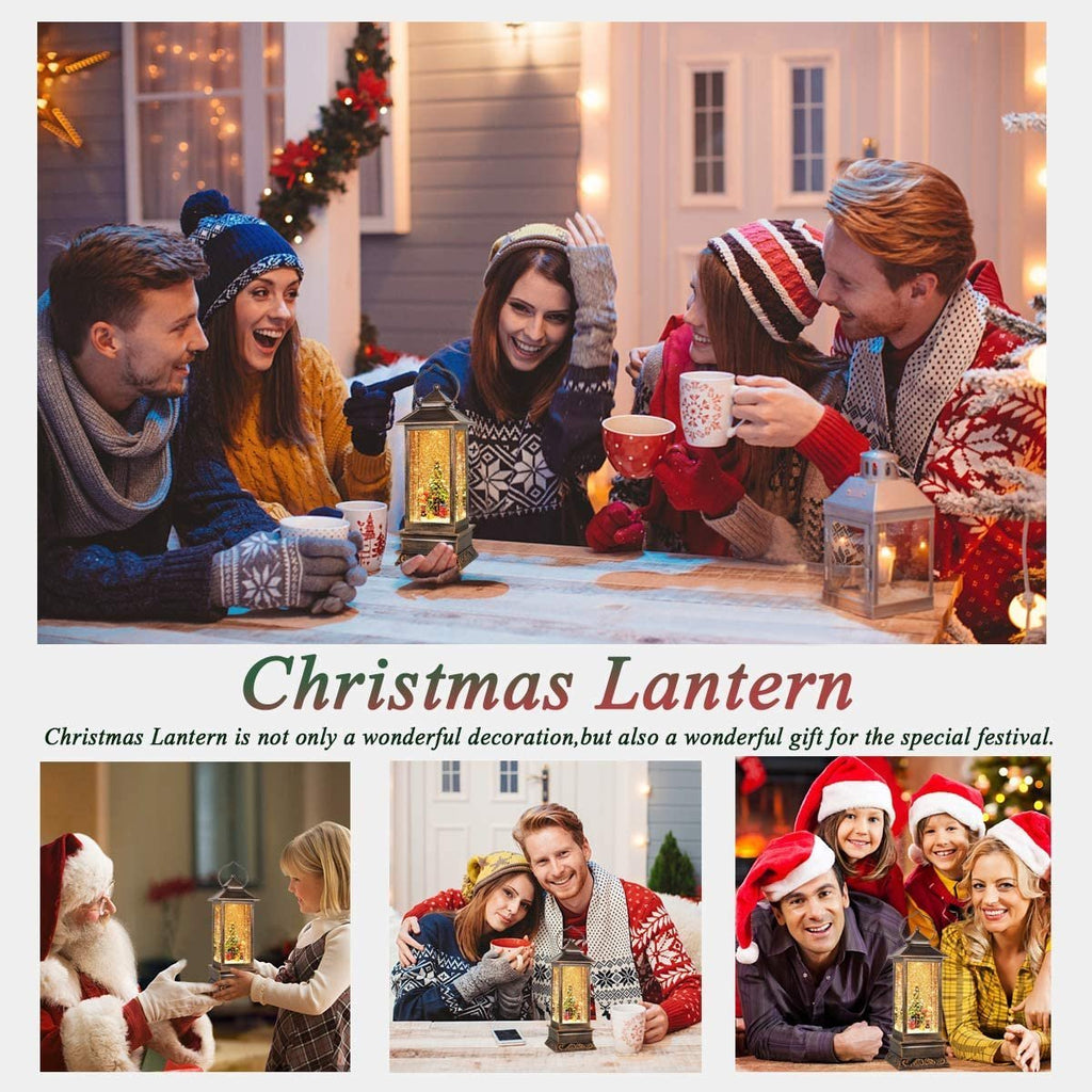 🎅Early Christmas Sale-49% OFF🎁Snow Globe Christmas Lantern Decorations