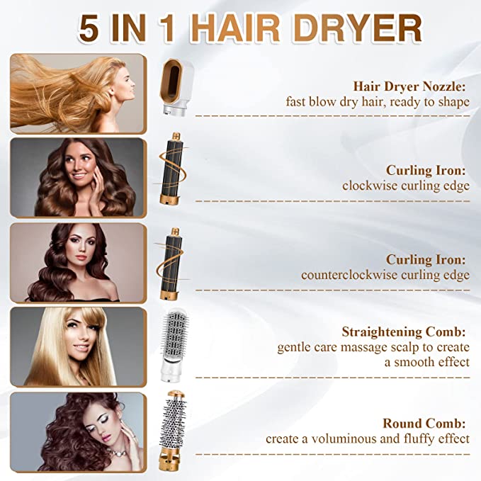 🎉🎉 5 in 1 AirwrapPro Complete Hair Styler