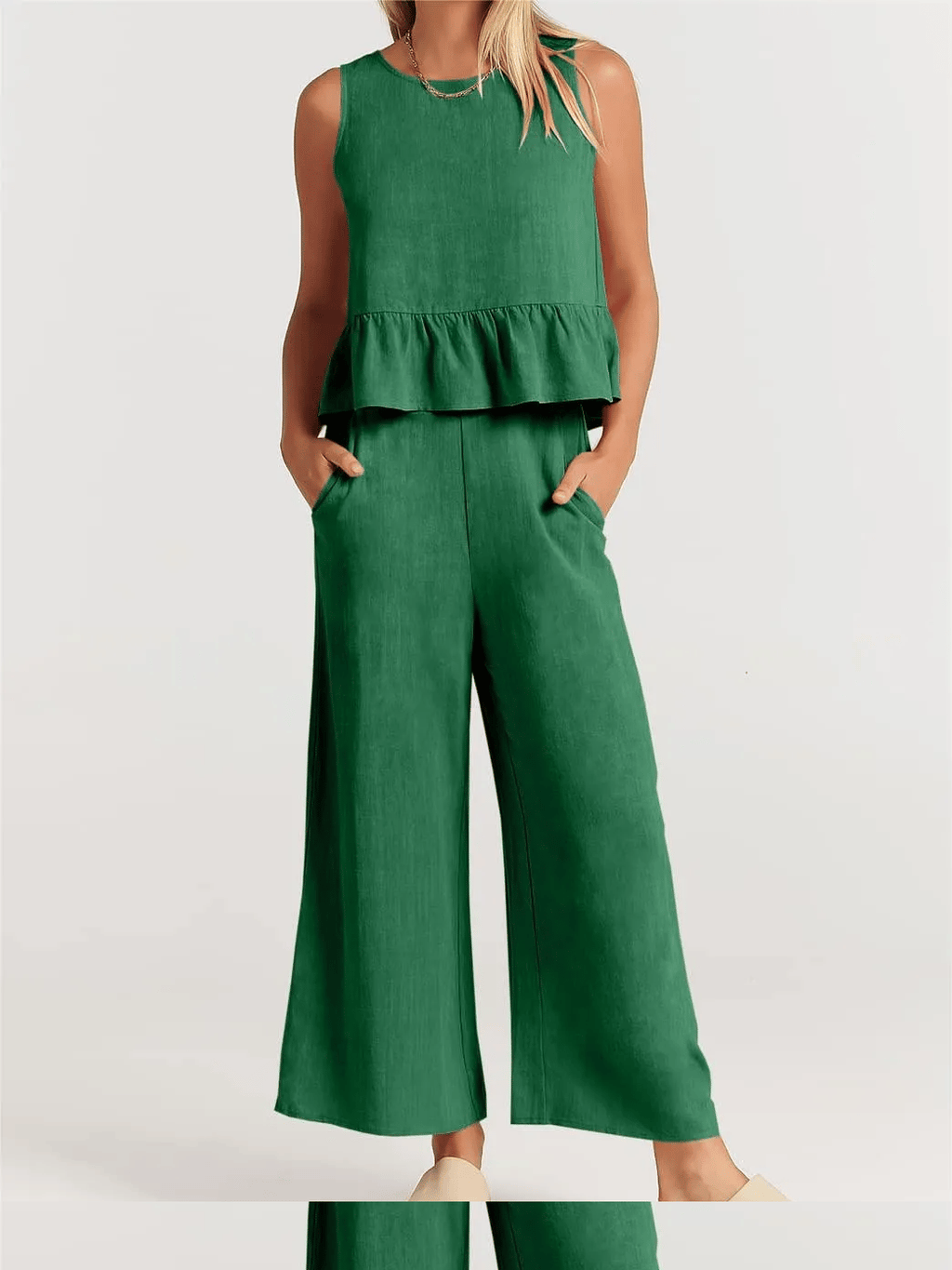 🔥2023 New Sale💖WOMEN'S SUMMER 2 PIECES OUTFITS - LOUNGE SET WITH POCKETS
