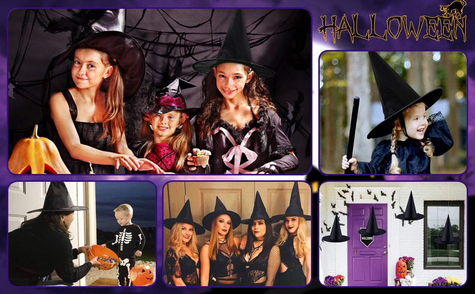 🔥🎃🔥Halloween Party Favor Costume Accessory Hanging Witch Hat